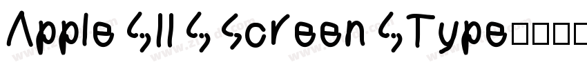Apple II Screen Type字体转换